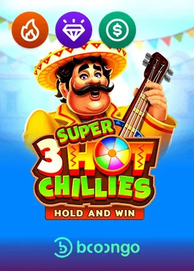 3 Super Hot Chillies nyerőgép